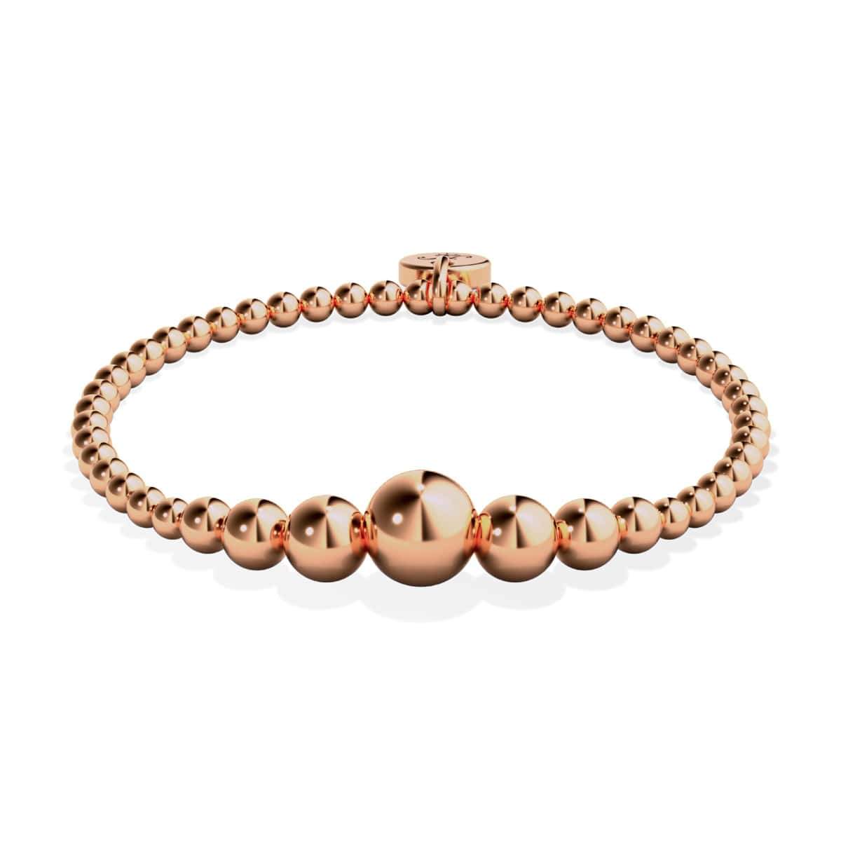 Bezaubernd | Kaskade aus 18 Karat Roségold | Ausdrucksarmband
